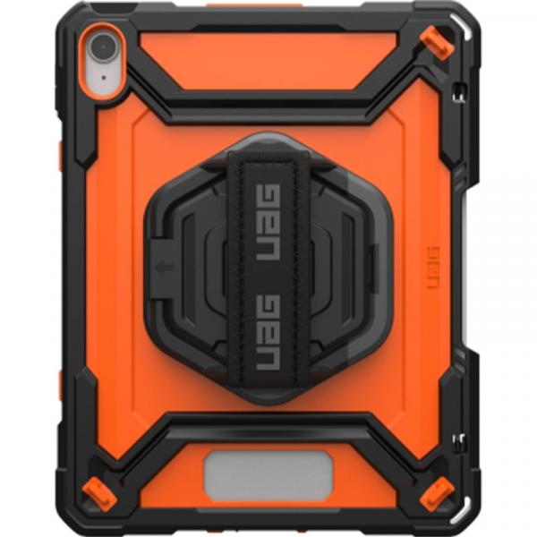 Etui pancerne z osłoną na ekran Urban Armor Gear Plasma do iPad 11 / 10 gen. 2025 / 2022, czarno-pomarańczowe