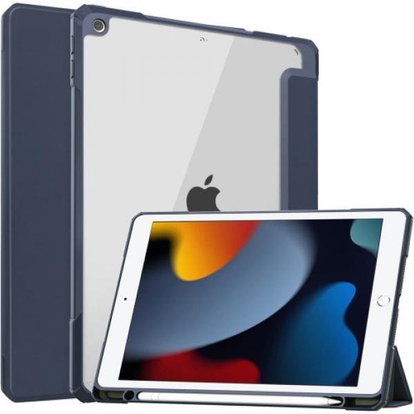 Etui Bizon Case Tab Clear Matt do iPad 9/8/7 10.2 2021/2020/2019, granatowe