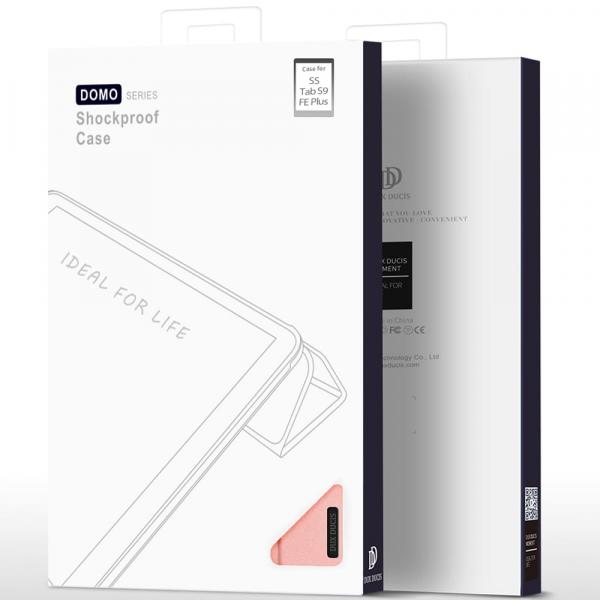 OUTLET: Etui Dux Ducis Domo do Galaxy Tab S10 Plus / S9 FE Plus / S9 Plus, różowe