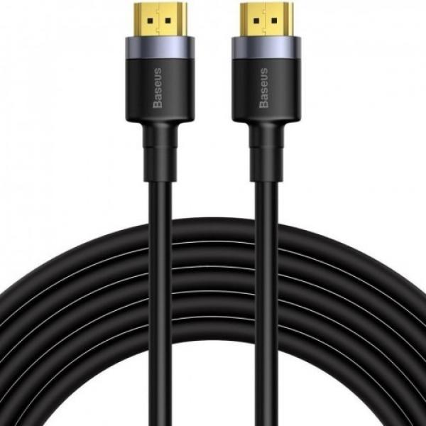 Kabel Baseus Cafule HDMI 2.0 Full HD 4K/60Hz 18Gb/s, 5m, czarny