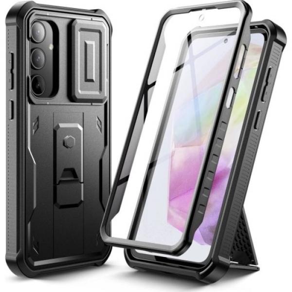 Etui pancerne Tech-Protect Kevlar Cam+ do Galaxy A35 5G, czarne