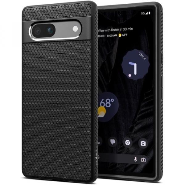 OUTLET: Etui Spigen Liquid Air do Pixel 7A, czarne