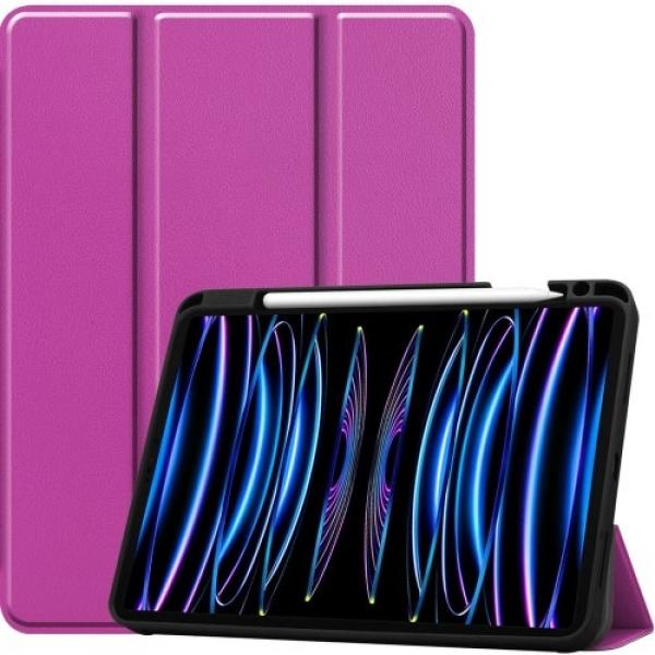 Etui Bizon Case Tab Lizard do Apple iPad Pro 11 2022/2021/2020/2018, fuksja