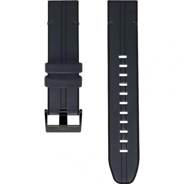 Pasek Tech-Protect Silicone PU, QuickFit 22 mm do Garmin Fenix 8 (47 mm) / E / 7 Pro / 7 / 6 Pro / 6, czarny