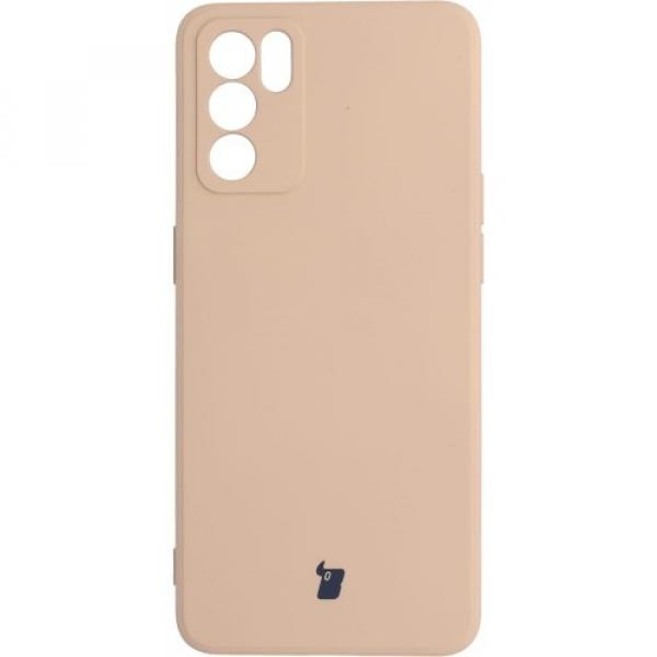 Etui Bizon Case Silicone do Oppo Reno 6 5G, jasnoróżowe