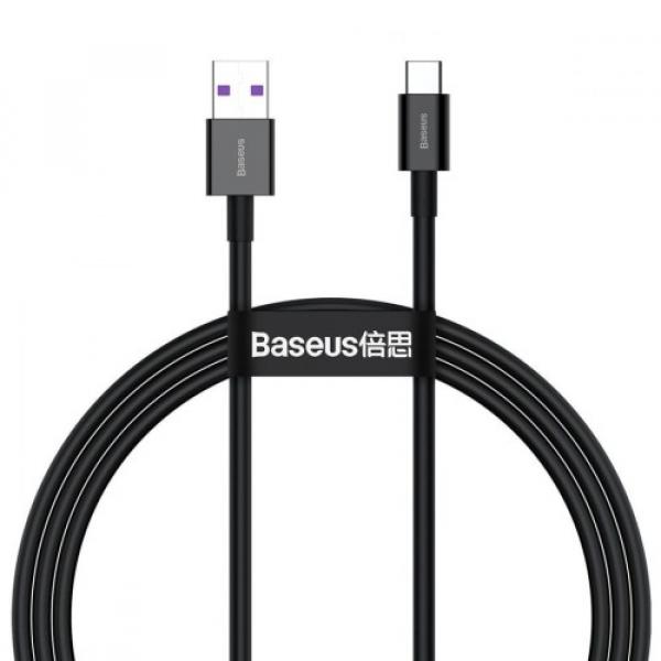 OUTLET: Kabel Baseus Superior USB-A do USB-C 66W 6A 1m, czarny