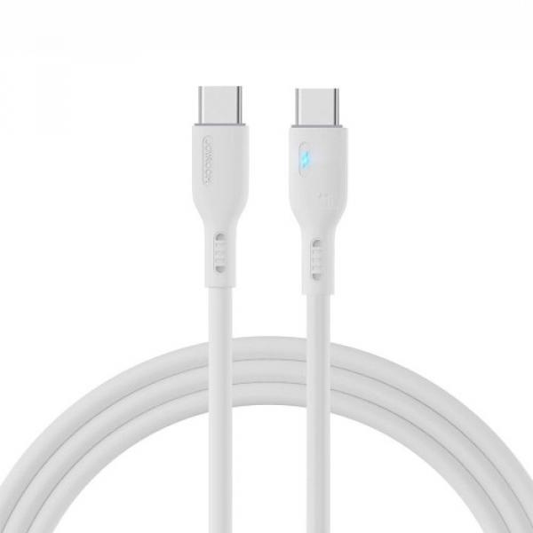 Kabel do ładowania / transmisji danych Joyroom Premium Series USB-C do USB-C, 100W, 2m, biały