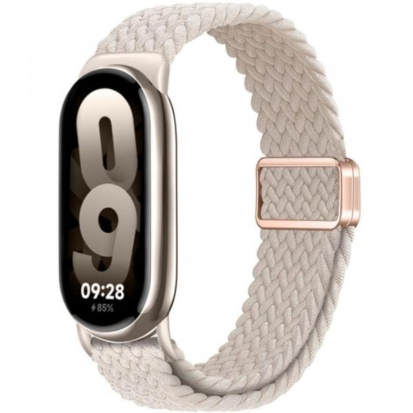 Pasek Tech-Protect Nylonmag do Xiaomi Smart Band 9 / 9 NFC / 8, beżowy