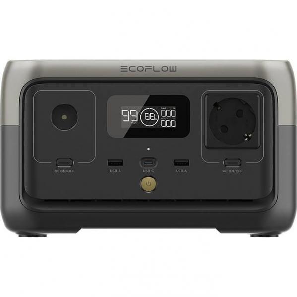 OUTLET: Przenośna stacja zasilania EcoFlow River 2 300W 256 Wh, czarna