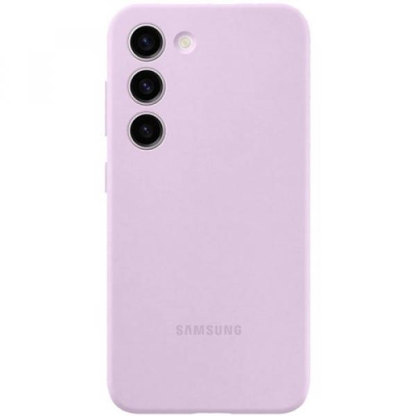 Etui Samsung Silicone Cover do Galaxy S23, liliowe