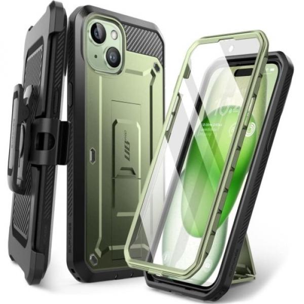 Etui Supcase UB Pro SP do iPhone 15, zielone