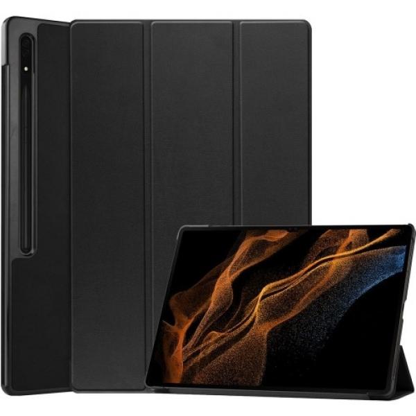 Etui Bizon Case Tab Croc do Galaxy Tab S8 Ultra, czarne