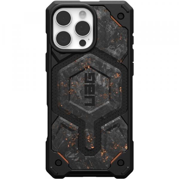 Etui pancerne Urban Armor Gear Monarch Pro Mag do MagSafe do iPhone 16 Pro Max, czarno-pomarańczowe