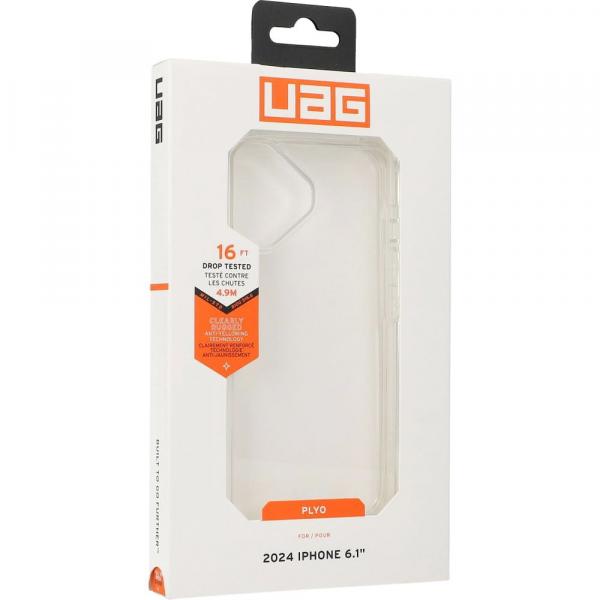 OUTLET: Etui pancerne Urban Armor Gear Plyo do iPhone 16, przezroczyste