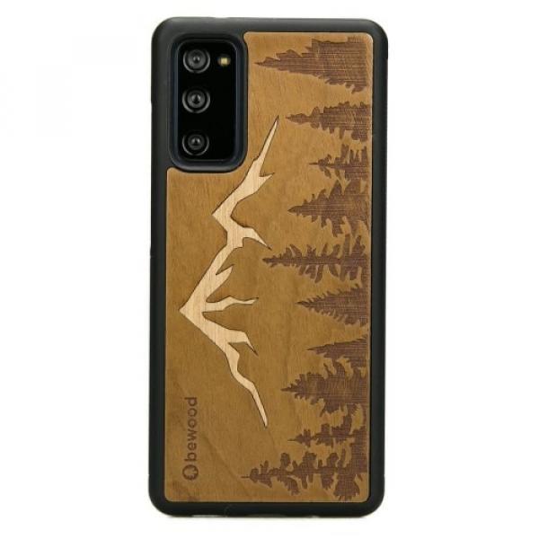 Drewniane etui do Galaxy S20 FE, Bewood Góry Imbuia