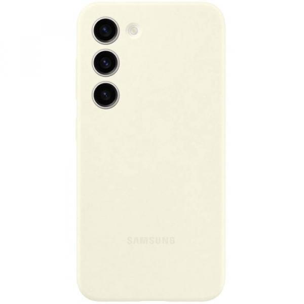 Etui Samsung Silicone Cover do Galaxy S23, kremowe