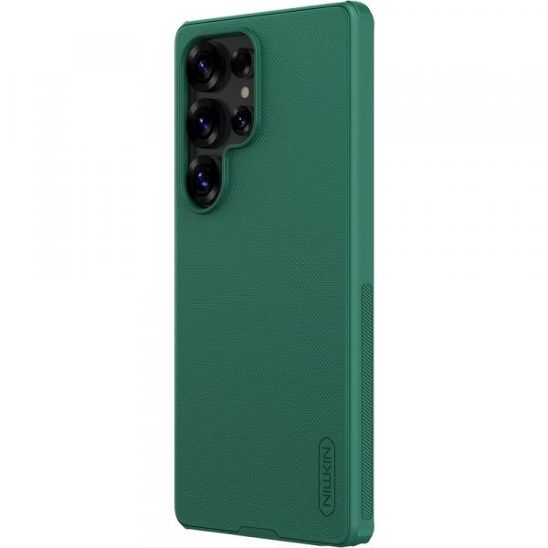 Etui Nillkin Frosted Shield Pro do Galaxy S25 Ultra, ciemnozielone