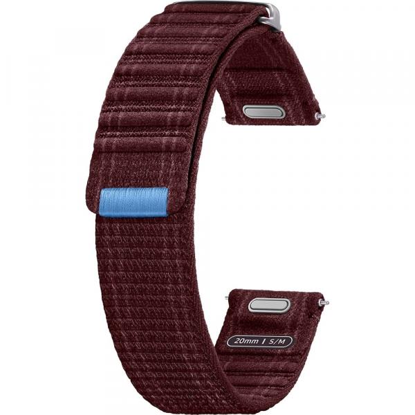 Pasek Samsung Fabric Band 20mm S/M do Galaxy Watch 7 / FE 6/5 Pro/5/4, bordowy