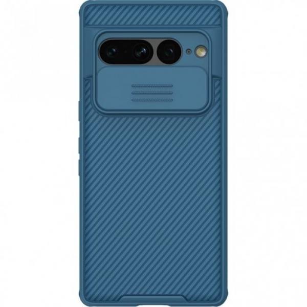 Etui z ochroną aparatu Nillkin CamShield Pro do Google Pixel 7 Pro, niebieskie