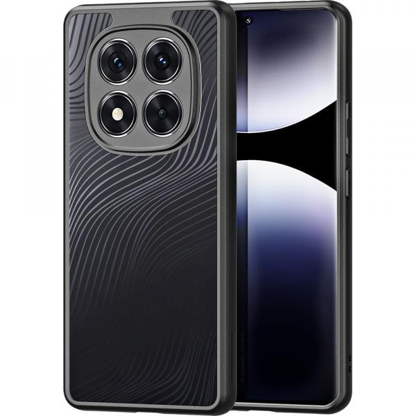 Etui Dux Ducis AIMO do Xiaomi Redmi Note 14 Pro 4G, przezroczyste z czarną ramką