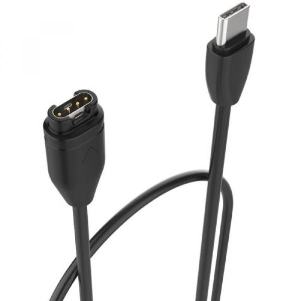 Kabel Fixed USB-C Charging Cable do Garmin Smartwatches 1m, czarny