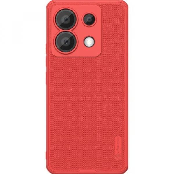 Etui Nillkin Super Frosted Shield Pro do Xiaomi Redmi Note 13 Pro 5G/Poco X6, czerwone