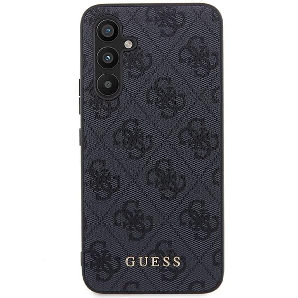 Etui Guess 4G Metal Gold Logo do Galaxy A54 5G, szare