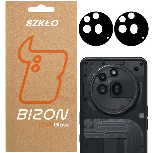 Szkło na aparat Bizon Glass Silk Lens do Nothing Phone (3a) Pro, 2 sztuki
