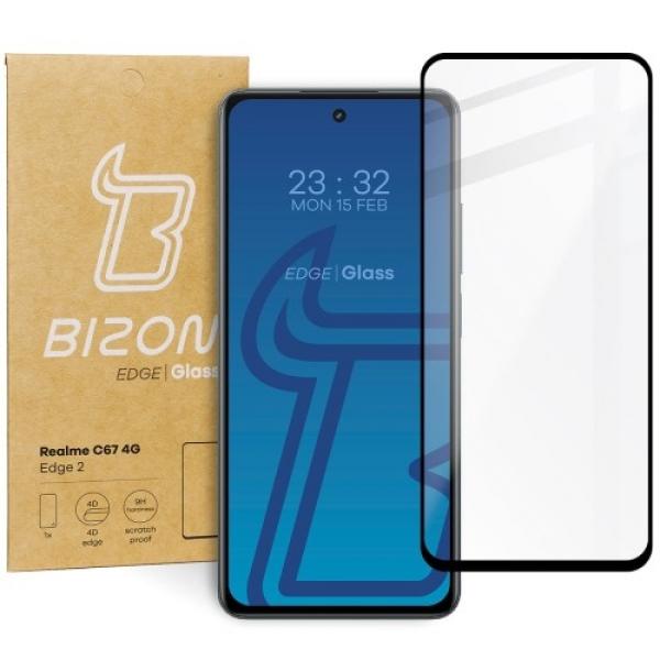 Szkło hartowane Bizon Glass Edge 2 do Realme C67 4G