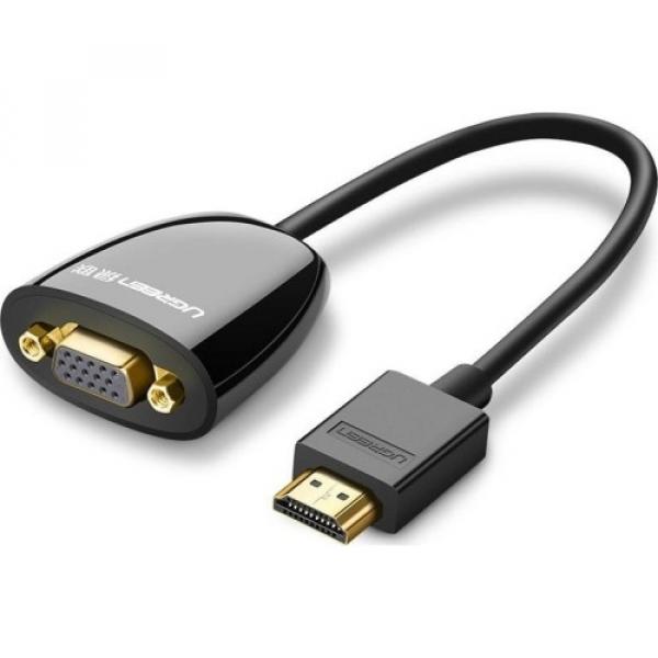 Adapter, przejściówka Ugreen HDMI do VGA Ugreen, czarny