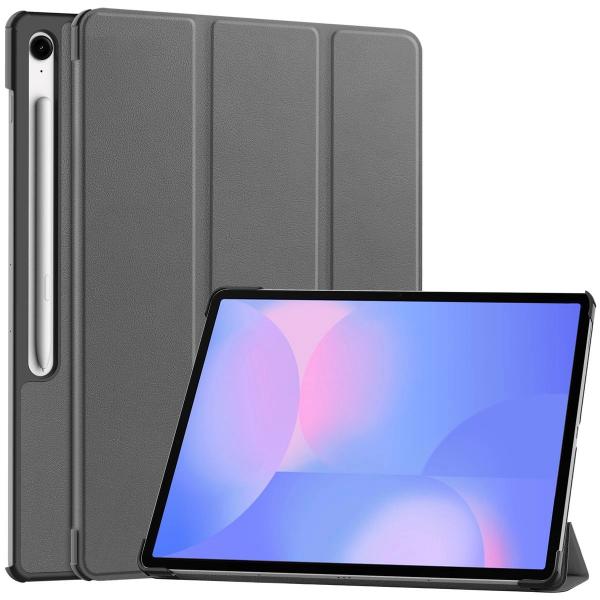 Etui z klapką Bizon Case Tab Croc do Galaxy Tab S10 FE Plus, szare