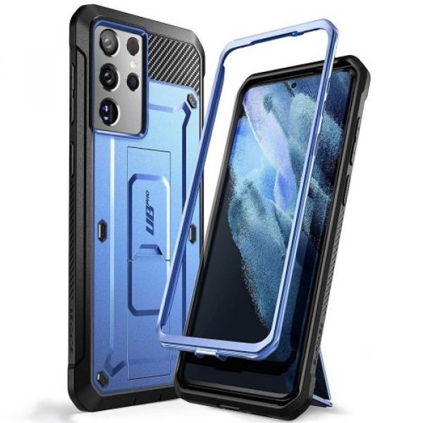 Etui Supcase UB Pro noSP Galaxy S21 Ultra 5G, niebieskie