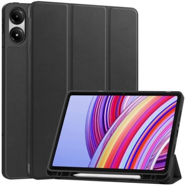 Etui z klapką Bizon Case Tab Lizard do Xiaomi Redmi Pad Pro 12.1, czarne