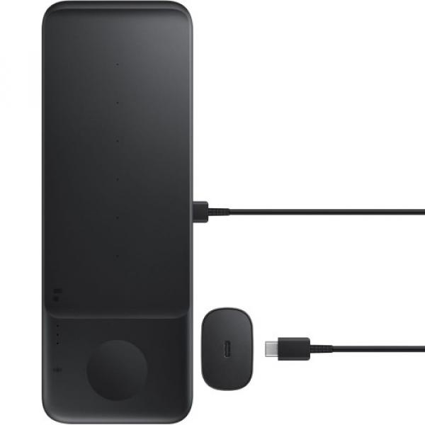 Ładowarka indukcyjna Samsung Wireless Charger Trio EP-P6300TB, czarna