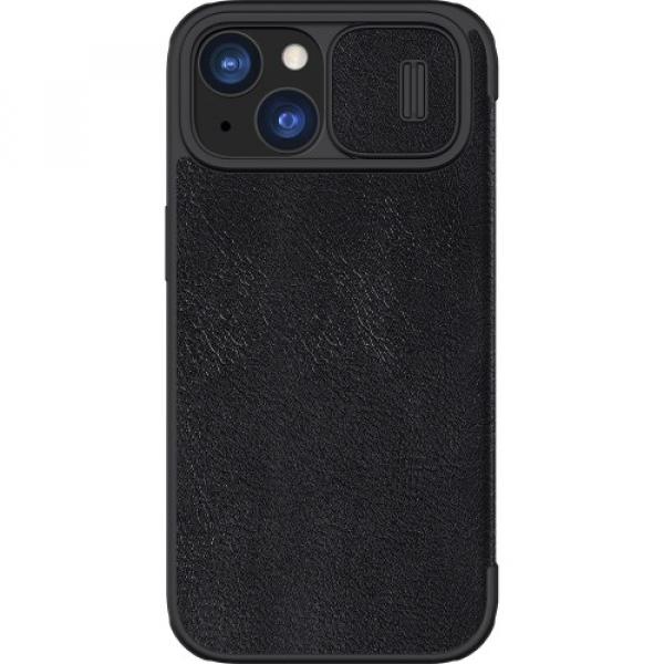 Etui Nillkin Qin Pro Leather z klapką do iPhone 15, czarne