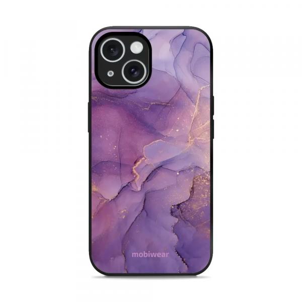 Etui ochronne do iPhone 15, Mobiwear Glossy Case, fioletowe