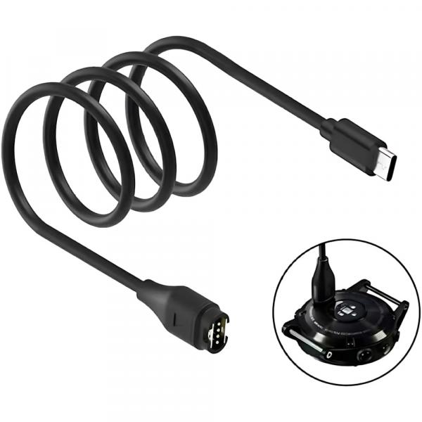 Kabel do ładowania zegarków Garmin, Beline, USB-C, 1m, czarny
