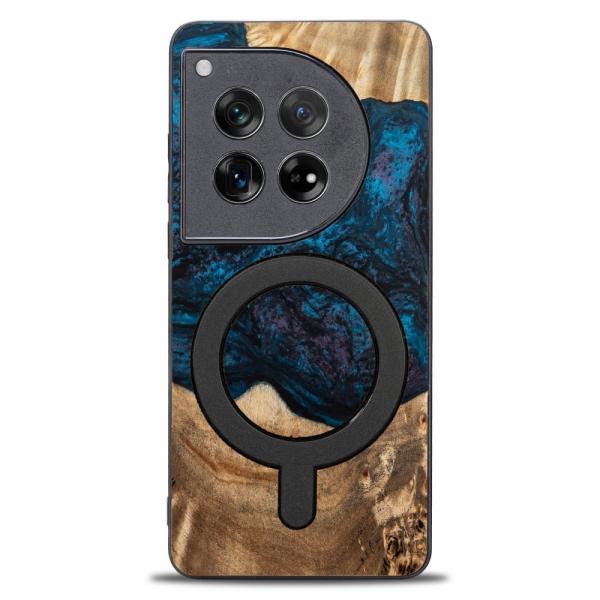 Drewniane etui do OnePlus 12, Bewood Unique Planets Neptun do MagSafe
