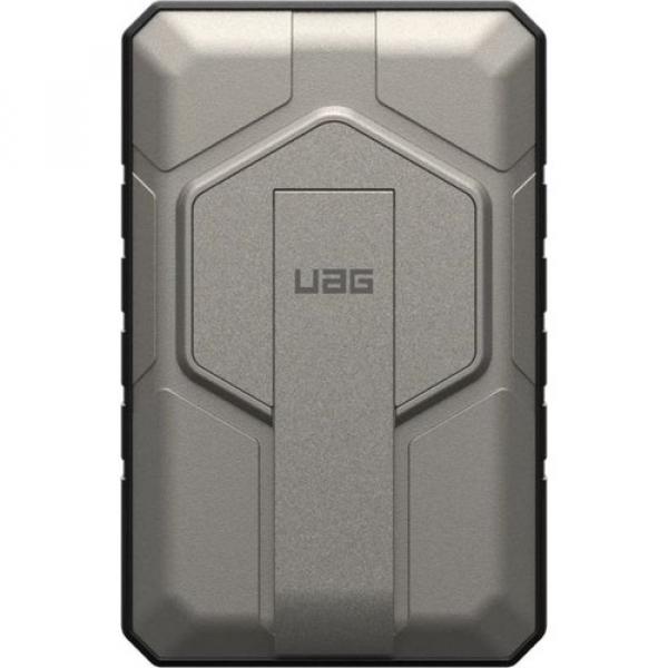 Powerbank indukcyjny Urban Armor Gear Rugged 10000mAh, magnetyczny do MagSafe + kabel USB-C, czarno-tytanowy