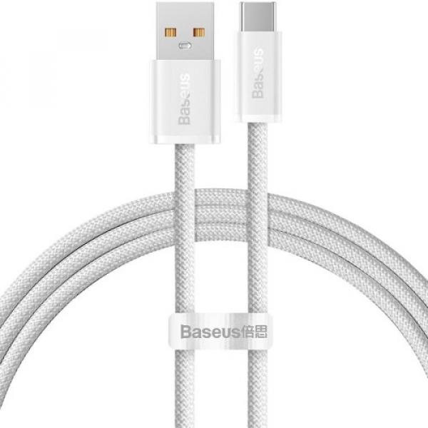 OUTLET: Kabel Baseus Dynamic Series 100W USB-A do USB-C 1m, biały