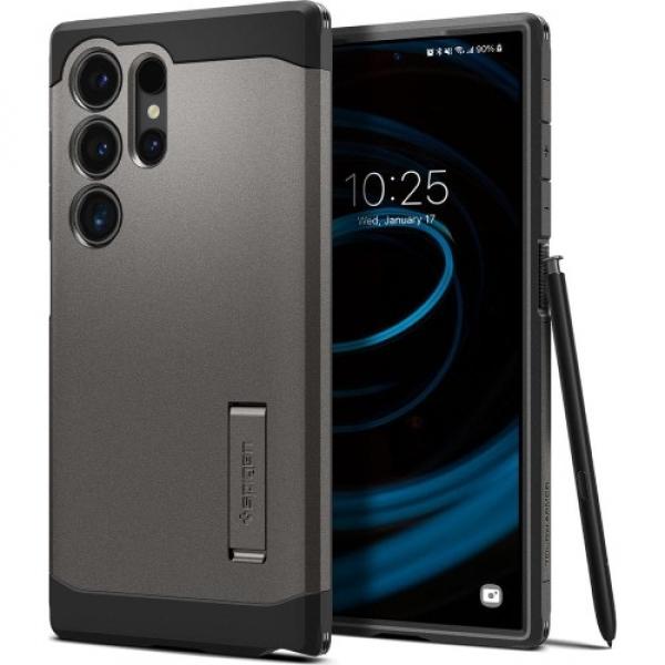 Etui Spigen Tough Armor do Galaxy S24 Ultra, stalowe