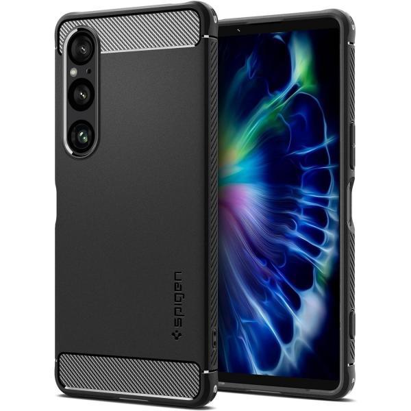 OUTLET: Etui Spigen Rugged Armor do Xperia 1 VI, czarne
