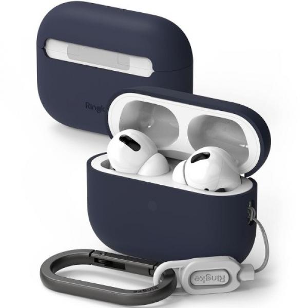 Etui Ringke Silicone do Apple AirPods Pro 1 / 2, granatowe