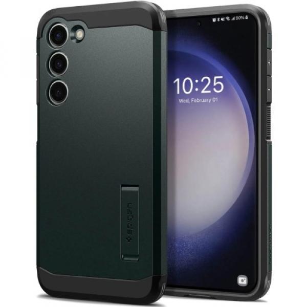 Etui Spigen Tough Armor do Galaxy S23 Plus, zielone