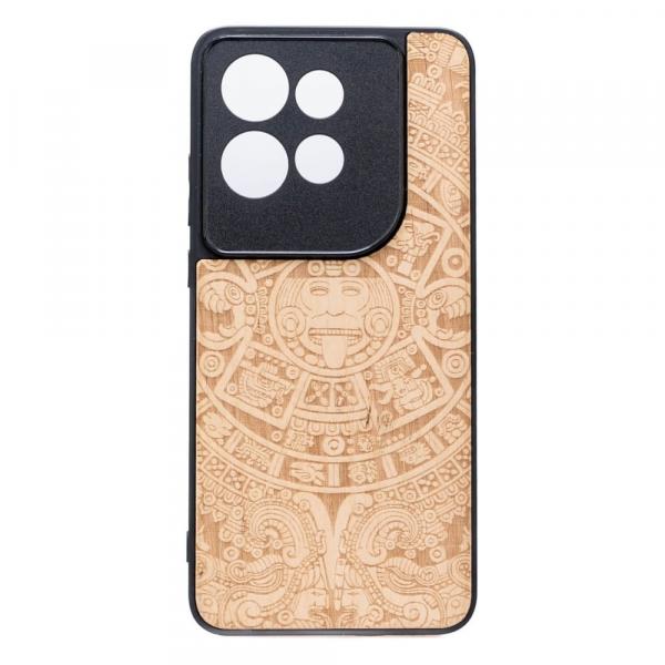 Drewniane etui do Motorola Edge 50 Neo, Bewood Kalendarz Aztecki Aniegre