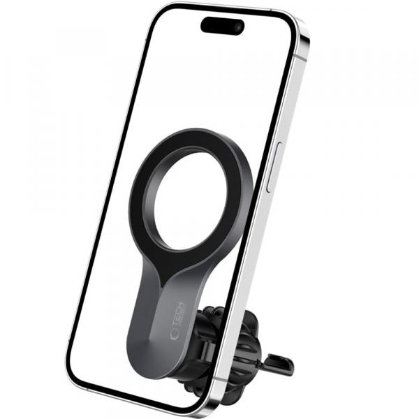 OUTLET: Uchwyt samochodowy Tech-Protect N55 Magnetic MagSafe Vent Car Mount do kratki nawiewu, czarny