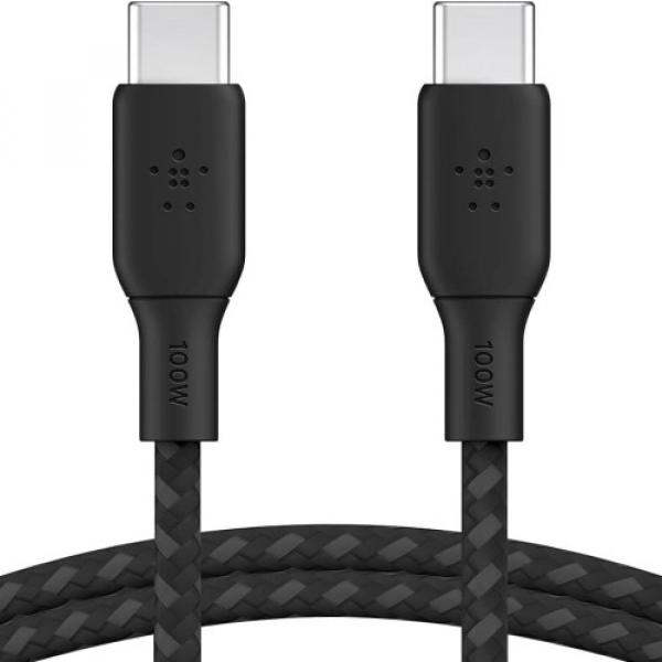 Kabel Belkin Boost USB-C do USB-C 100W 5A 2m, czarny