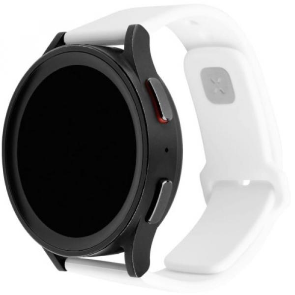 Silikonowy pasek Fixed Silicone Strap z szybkozłączką 22 mm do smartwatcha, biały