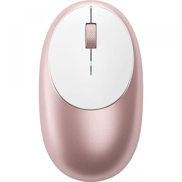 Bezprzewodowa mysz optyczna, Satechi M1 Bluetooth Mouse, USB-C, różowa