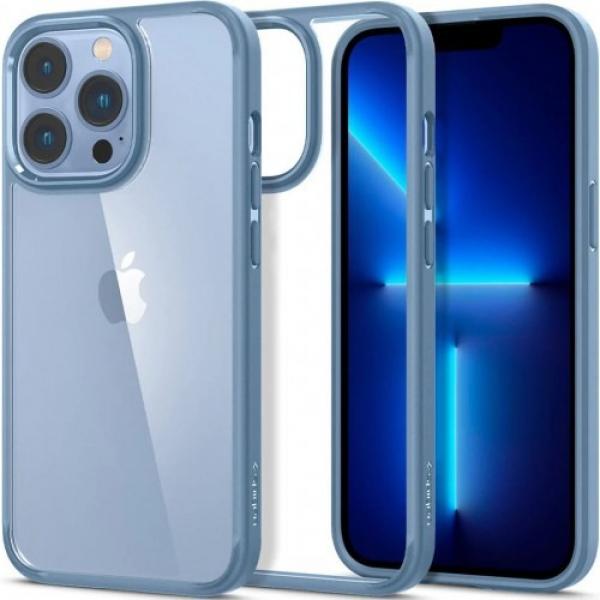 Etui Spigen Ultra Hybrid do iPhone 13 Pro, przezroczysto-niebieskie